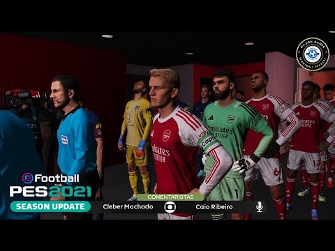 PARTIDA DIGITAL ARSENAL X ATLÉTICO DE MADRID GAMEPLAY ASSISTA AGORA NO PC PES21 