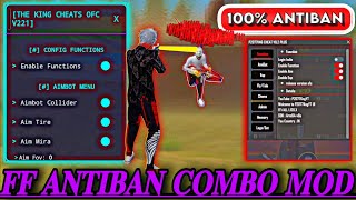 THE KING CHEATS V221 X P2077KNG CHEAT V8.2 COMBO | FF NEW ANTIBAN HACK MOD MENU APK 100% SAFE |  screenshot 4