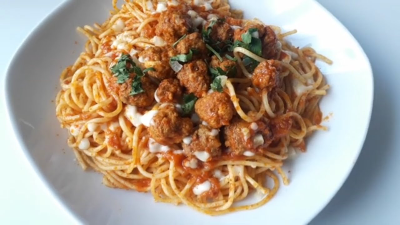 Recette : Spaghettis aux boulettes de viande - Tunisie