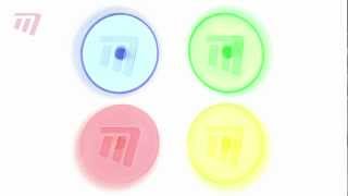 Masters Golf - Neon Ball Markers x 12 (ZDTE0030)