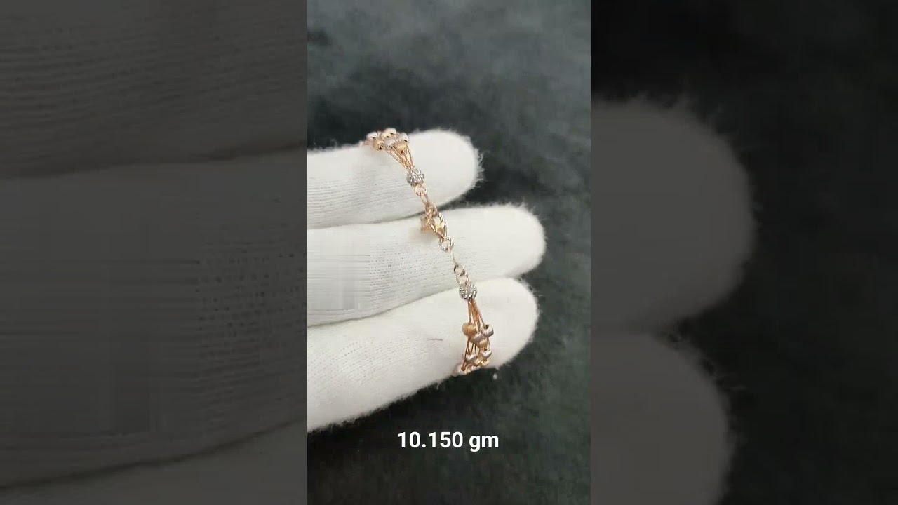 Latest Gold Bracelet Designs with weight |  Latest Gold Bracelet Designs 2021