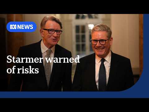 Starmer was warned of Mandelson's Epstein links before US posting, files show | ABC NEWS thumbnail