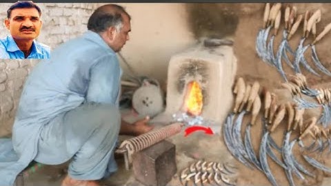 Amazing Process of making Hand Sickles | Blacksmithing projects Muzamil Jutt Vlog