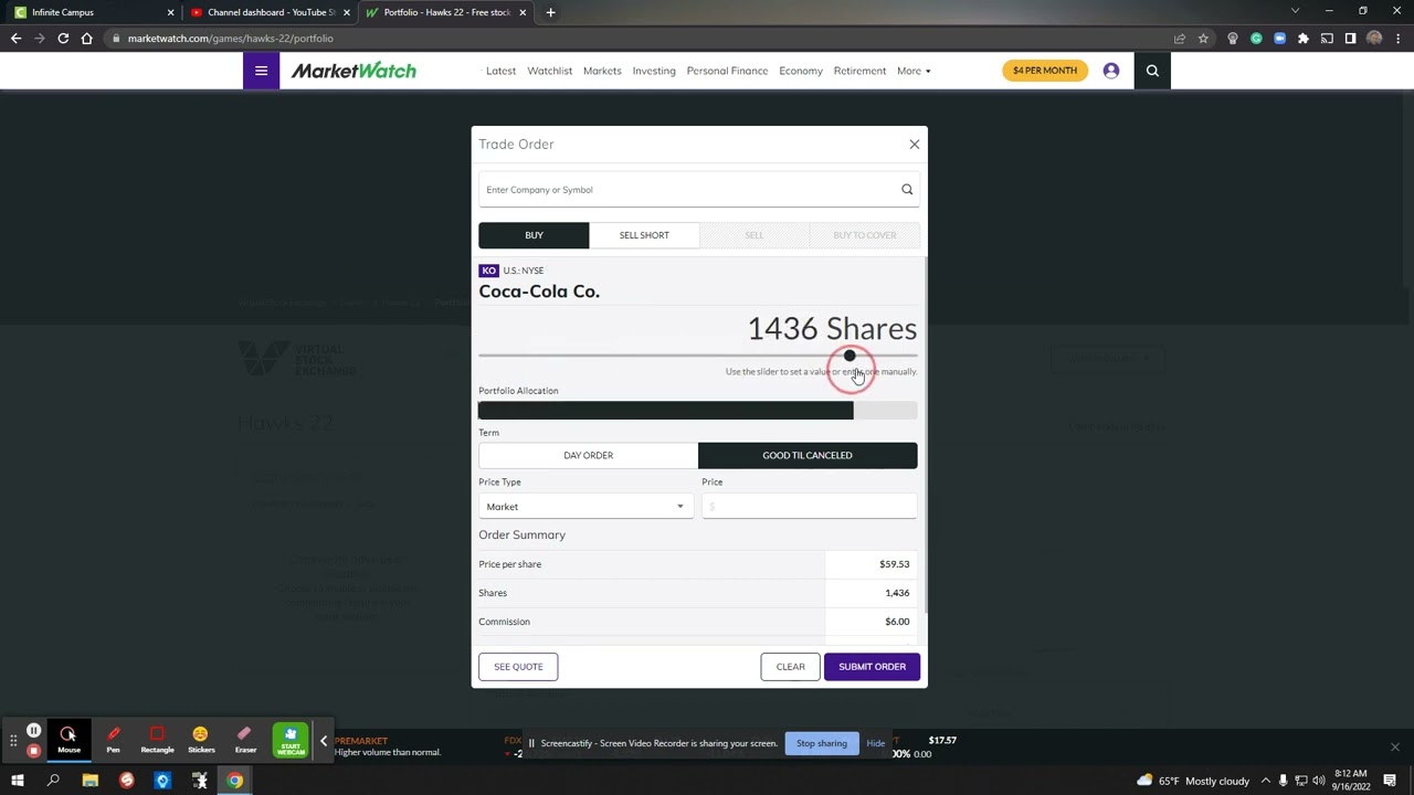 How to Trade Stock in MarketWatch