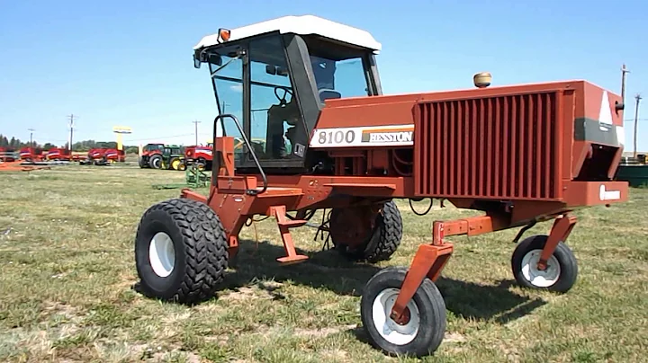 BigIron Online Auctions, Hesston 8100 Windrower, 8/23/2017