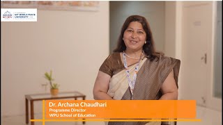 A message from the Programme Director of B.ed, Dr.Archana Chaudhari