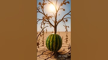 Indian Soldier Waters Watermelon Tree and Saves It from Drying #ai #plants #save#watermelon
