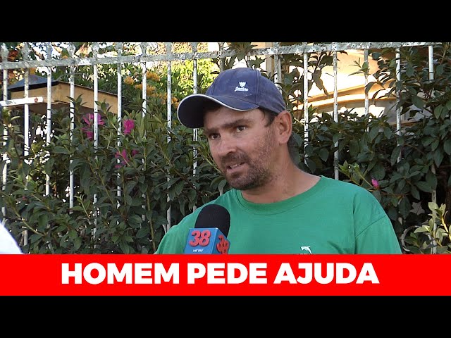 HOMEM QUE TEVE CASA DESTRUÍDA PELO FOGO EM APUCARANA FAZ PEDIDO DE AJUDA