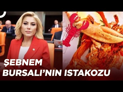 AK Parti İzmir Milletvekili Şebnem Bursalı'nın Yediği Istakoz Gündem Oldu | Taksim Meydanı