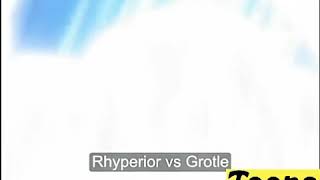 Pokémon Rhyperior vs Grotle part 1 (English)