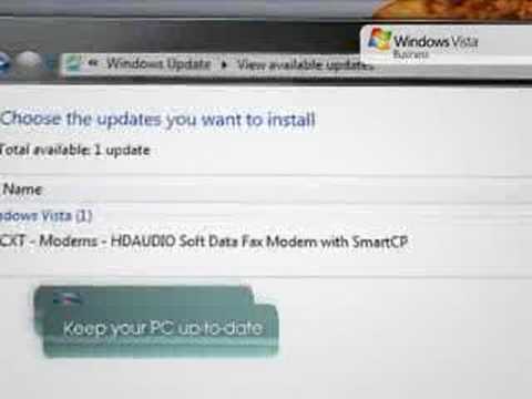 Microsoft Windows Vista Security Tip - Automatic Updating