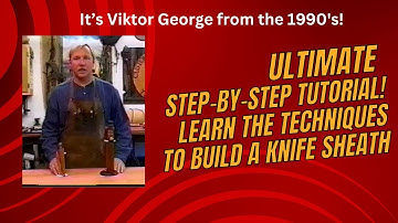 Ultimate Step-by-step Tutorial! Build a knife sheath#tutorial#diy  #youtuber  #tutorial  #diy #tools