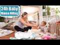 24h Alltag mit Baby 😍 Mama von 4 Kindern & Leben in Deutschland! Essen Schlafen Spielen! Mamiseelen