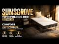 SunsGrove Twin Folding Bed with Mattress Review