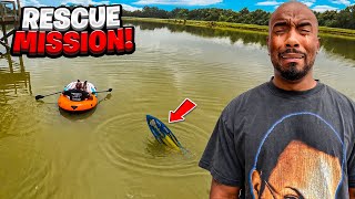 I Had to Rescue My RC Boat from the Middle of the Lake! 😳