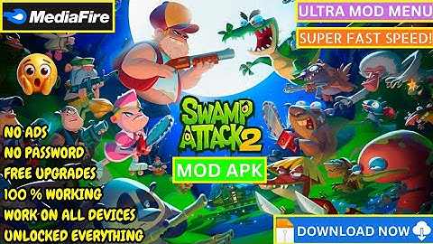UPDATE Swamp Attack 2 Mod Apk Menu | Free Shopping + Max Upgrade