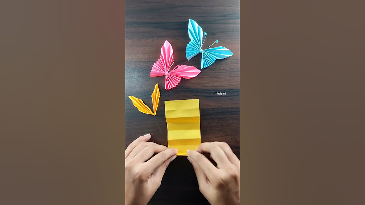 Paper butterfly making #shorts