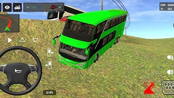 Euro Bus Driving Game Public Transportation 2024 - Indonesia Bus Simulator Android Gameplay #3