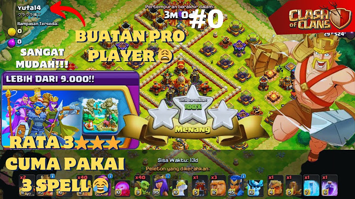 SANGAT MUDAH!!! TANTANGAN EVENT "LEBIH DARI 9000"! 😱 | #0 | Clash of Clans