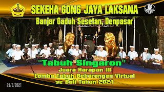Lomba Tabuh Bebarongan  Virtual  se Bali Tahun 2021- Sekeha Gong Jaya Laksana, Br. Gaduh Sesetan