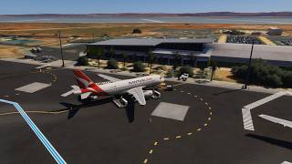 MSFS2024 Fenix QantasLink A319 Perth Airport PER YPPH to Karratha Airport KTA YPKA