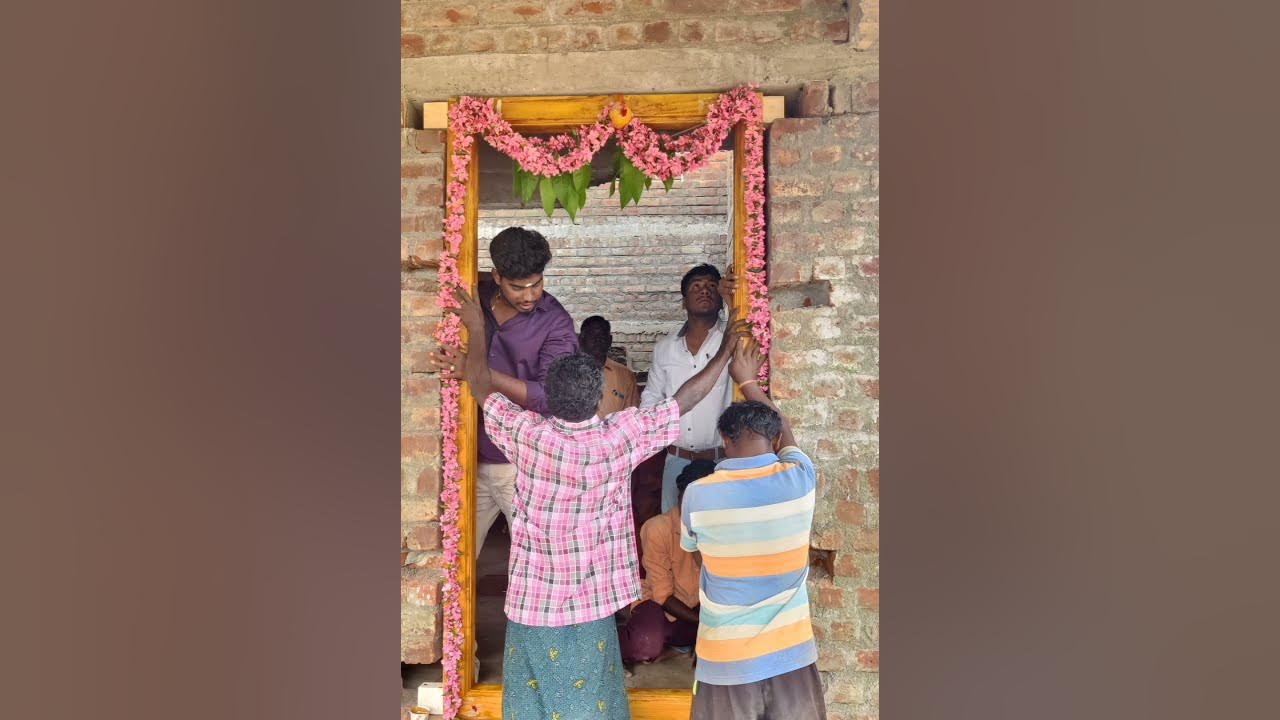 main-door-frame-fixing-ceremony-muthur-site-youtube