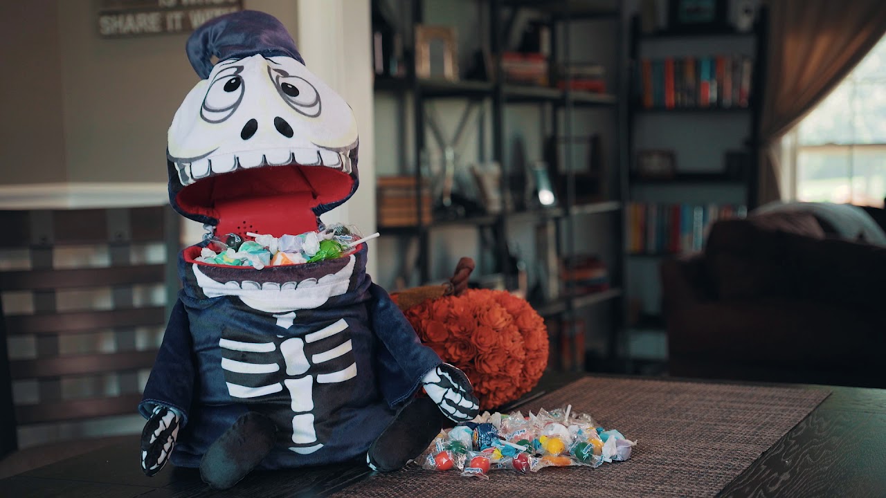 Skeleton Trick-or-Treat Bag -  Northlight NLPA122