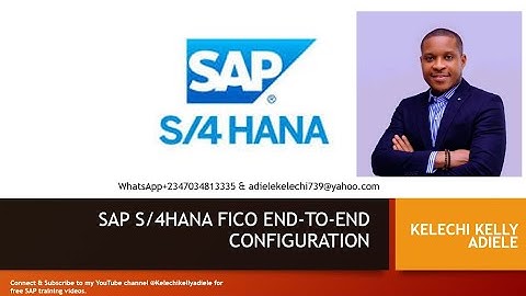 SAP S/4HANA FINANCE CONFIGURATIONS- BANK MASTER DATA