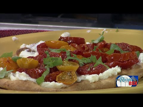 fox-recipe-box:-tomato-ricotta-flatbread