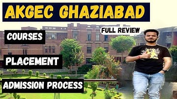 AKGEC Honest College Review from Current MCA Student