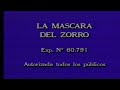 LA MÁSCARA DEL ZORRO (1998) | Intro VHS España