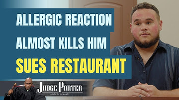 Allergic Reaction Almost Kills Him. Sues Restaurant.