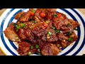 脆爆花腩肉🐷超好吃！香香辣辣的，配饭一级棒🍚Crispy pork belly with sauce pork 🐷 super delicious!  Spicy fragrant