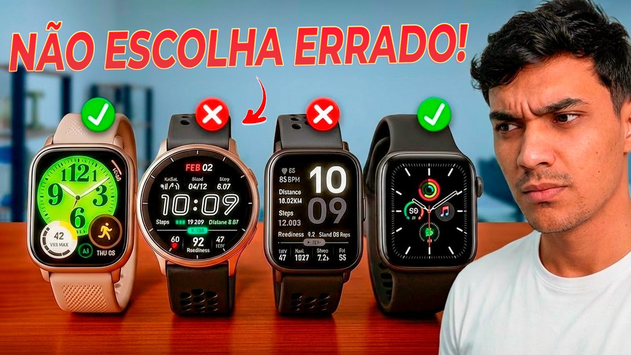 7 SMARTWACHES que REALMENTE Valem a Pena em 2026 (Muitos Erram!)