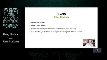 2020 LLVM Developers’ Meeting: “Flang Update”