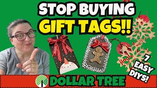 7 EASY DIY Christmas Tags Anyone Can Make