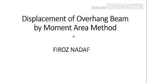 Moment Area Method | Overhang Beam | Problem 2 | Part 1