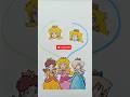 Super Mario Galaxy Movie Peaches Rope paper Rope Correcting Game #mario​ #art