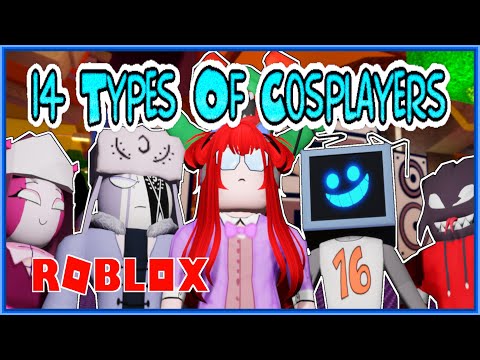 14 TYPES of COSPLAYERS in Roblox Funky Friday, Which One Are You?!