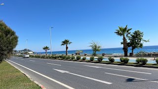 Auf dem Weg zum Strand in Alanya Mahmutlar Türkei 16. Mai 2024 | Walking Tour Beach Alanya Turkey 4K