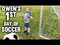 OWEN STARTS SOCCER!!!!!!