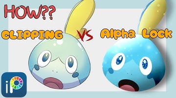 HOW to Use CLIPPING and ALPHA LOCK in IBIS PAINT [TUTORIAL]
