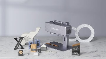 Atomstack M4 fiber marking machine install and unboxing video