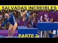 Top 12 Gimnastas Que Fueron Salvadas Por Sus Observadores - PARTE 2