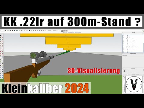 .22lr Kleinkaliber auf dem 300m-Stand • Funktioniert das? • Berechnungen und 3D-Visualisierungen