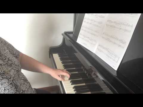 Summer Rain by Kerin Bailey - left hand practice with rubato counting