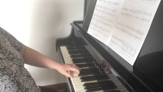Summer Rain by Kerin Bailey - left hand practice with rubato counting