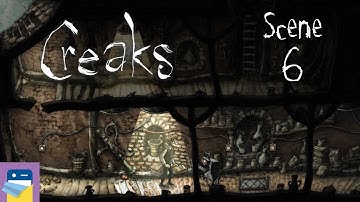 Creaks: Scene 6 Walkthrough + Painting & iOS Apple Arcade Gameplay (by Amanita Design)