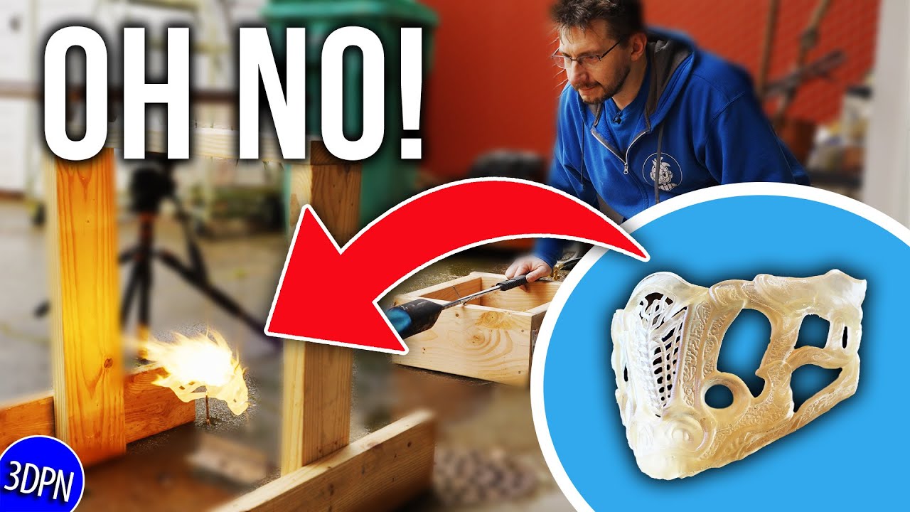 Siraya Tech Resin Versus Fire // I DID NOT Expect Those Results!