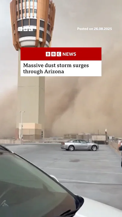 A massive dust storm has swept through parts of the US state of Arizona. #Arizona #BBCNews